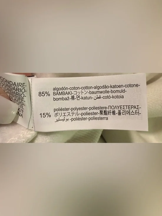 NWT ZARA Cream Sweatshirt & Wide-Leg Sweatpants Set - Size Small - Oversized - Picture 8 of 12